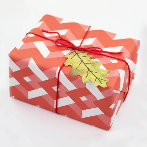 Hadley - Red Folded Wrapping Paper