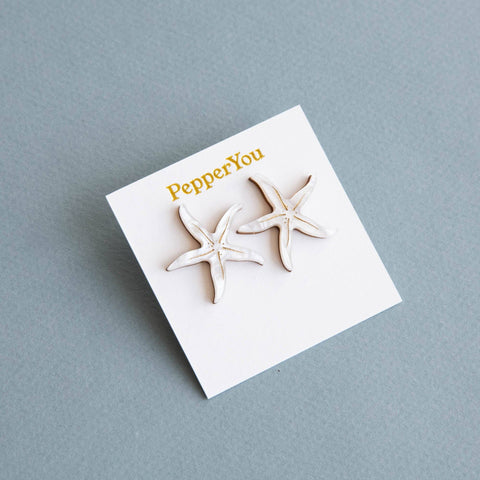 Pepper You - Starfish Stud Earrings