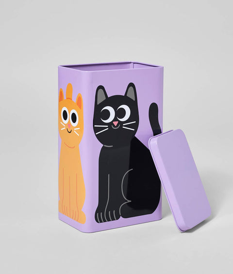 Wrap Cat Kitchen Storage Tin