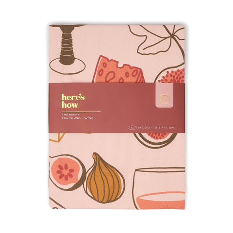 Designworks Collective - The Emmy Tea Towel Wine
