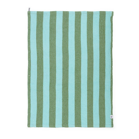 Sophie Home Waffle Tea Towel Green & Citrus