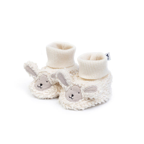 Sophie Home Cotton Knit Baby Slipper Socks: Sheep