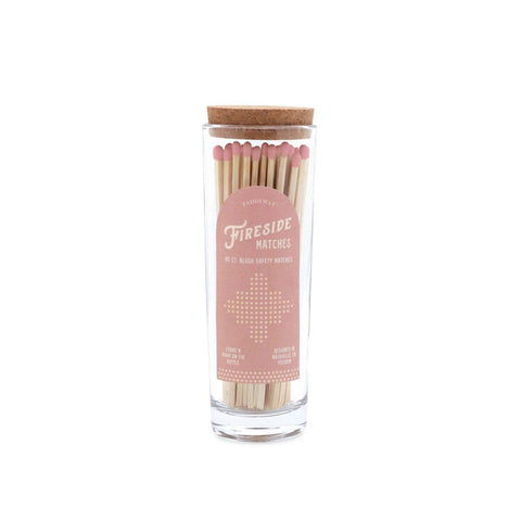 Designworks Collective Paddywax Fireside Safety Matches - Blush Pink Tip