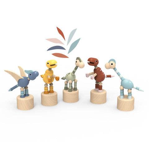 Speedy Monkey Dinosaur Pushing Puppet