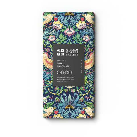 COCO Chocolatier - Sea Salt Dark Chocolate William Morris Limited Edition