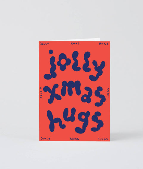 Wrap Jolly Xmas Hugs Card