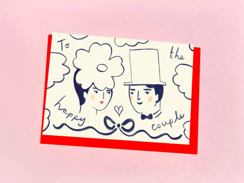 Kitty Kenda Papergoods - Happy Couple Card 