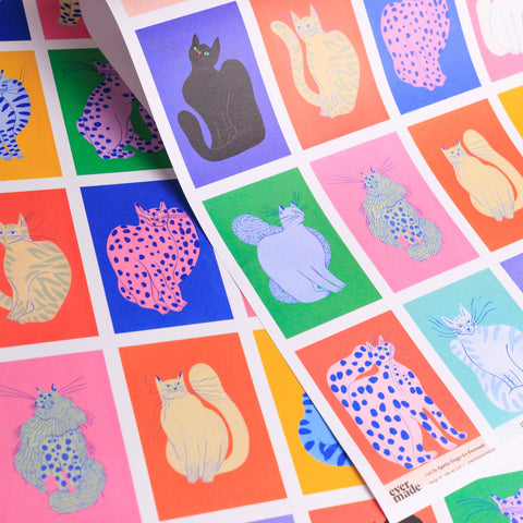 Evermade - Cats Gift Wrap by Agathe Singer