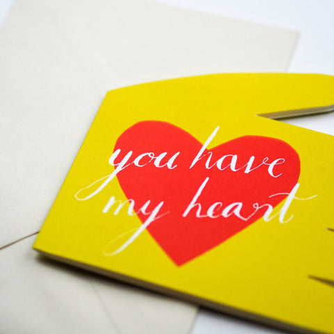 Hadley - You Have My Heart card