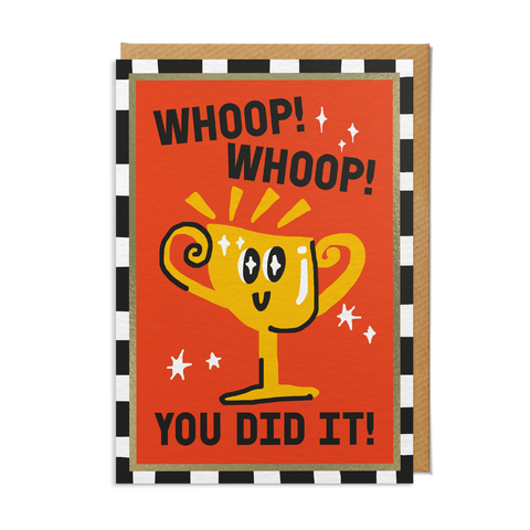 Whoop Whoop "You Did It!" Card,  Sanders de Roeper