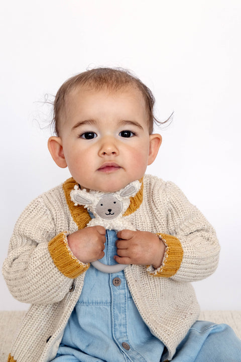 Sophie Home Silicone Teether Rattle Sheep