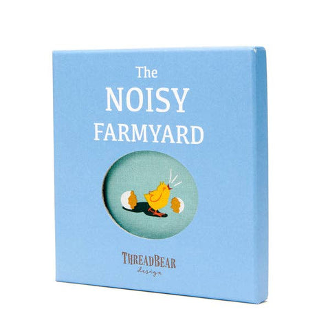 ThreadBear Design Noisy Farmyard Rag Book
