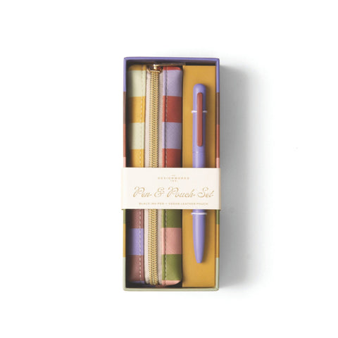 Designworks Collective - Pen & Pouch Set - Bold Stripe