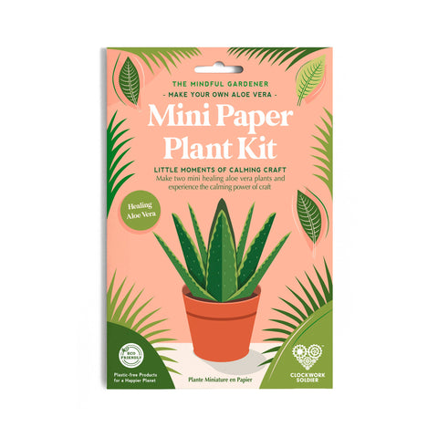 Clockwork Soldier - Mini Paper Plant Kit Aloe Vera