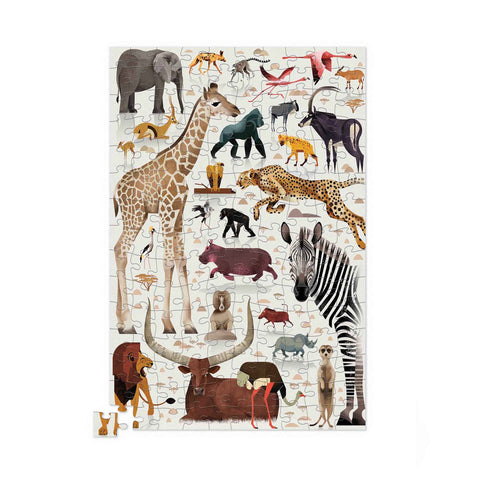 Hippychick - Crocodile Creek Puzzle Tin African Animals