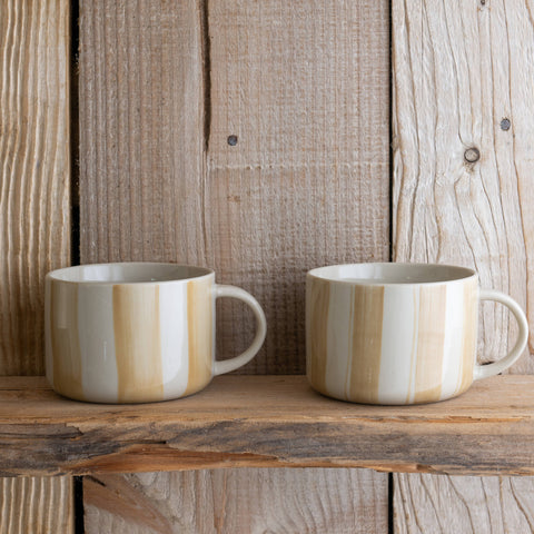 Kindred Mugs - Cornflower Mug - Brushed Mustard Yellow - Large