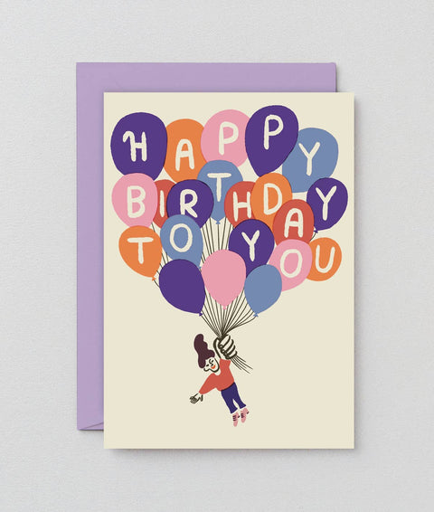Wrap Happy Birthday To You Balloons
