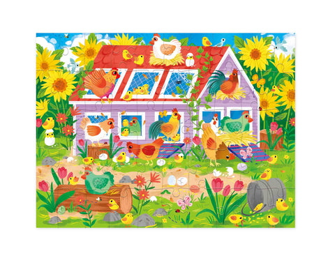 Hippychick - Crocodile Creek Chicken Coop Puzzle