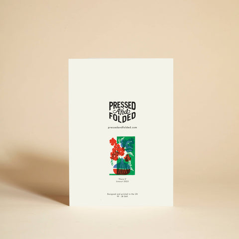 Pressed and Folded - Flora 2 Greeting Card