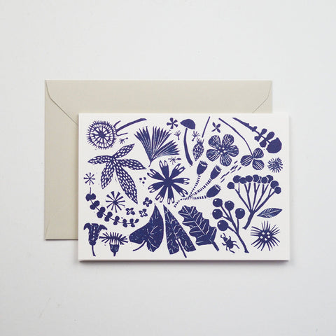 Hadley - Blue Flowers Card