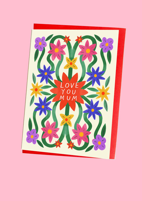 Kitty Kenda Papergoods - Love you Mum Card