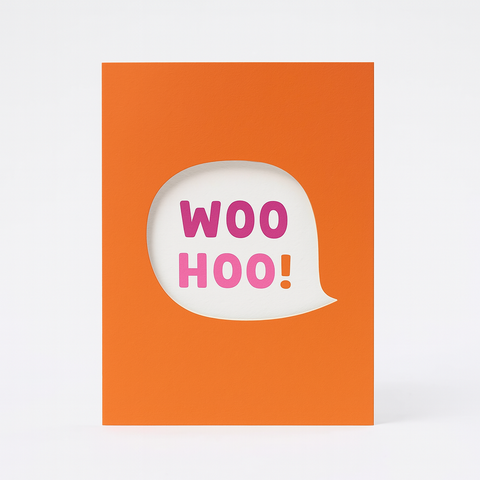 Rumble Cards - Woohoo Card - Die Cut