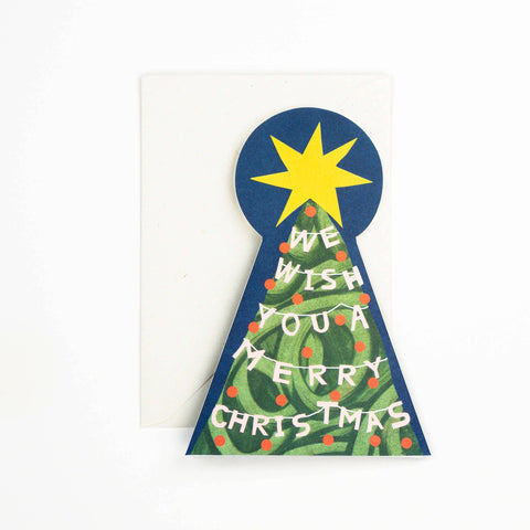 Hadley - Merry Christmas Tree Fold-Out Card