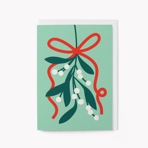 Mistletoe Christmas card, Graphic Factory