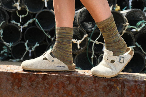 Sock Sisters - Welsh Bracken Four Colour Yarn Socks