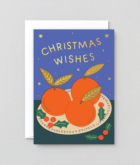 Wrap Christmas Wishes Card