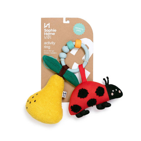Sophie Home Stroller/Pram Activity Toy Ladybird
