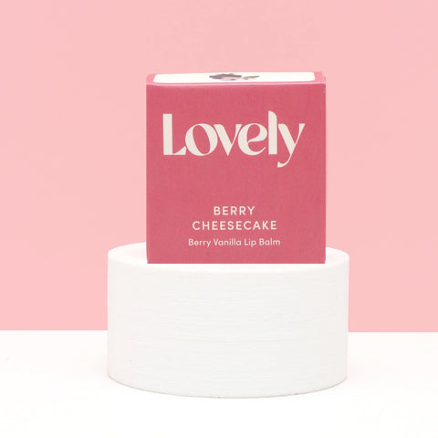 Lovely Skincare - Lip Balm - Berry Cheesecake - Berry Vanilla
