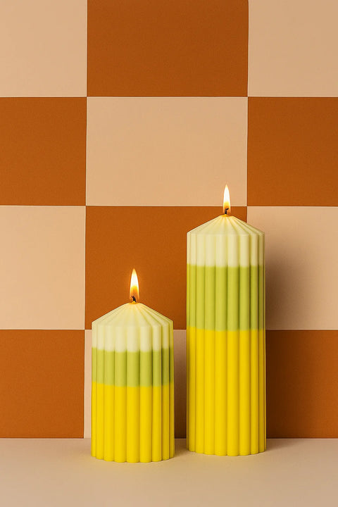 Last Ember Pillar Candles Citrine