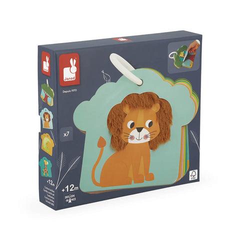 Janod Savannah Tactile Cards Set